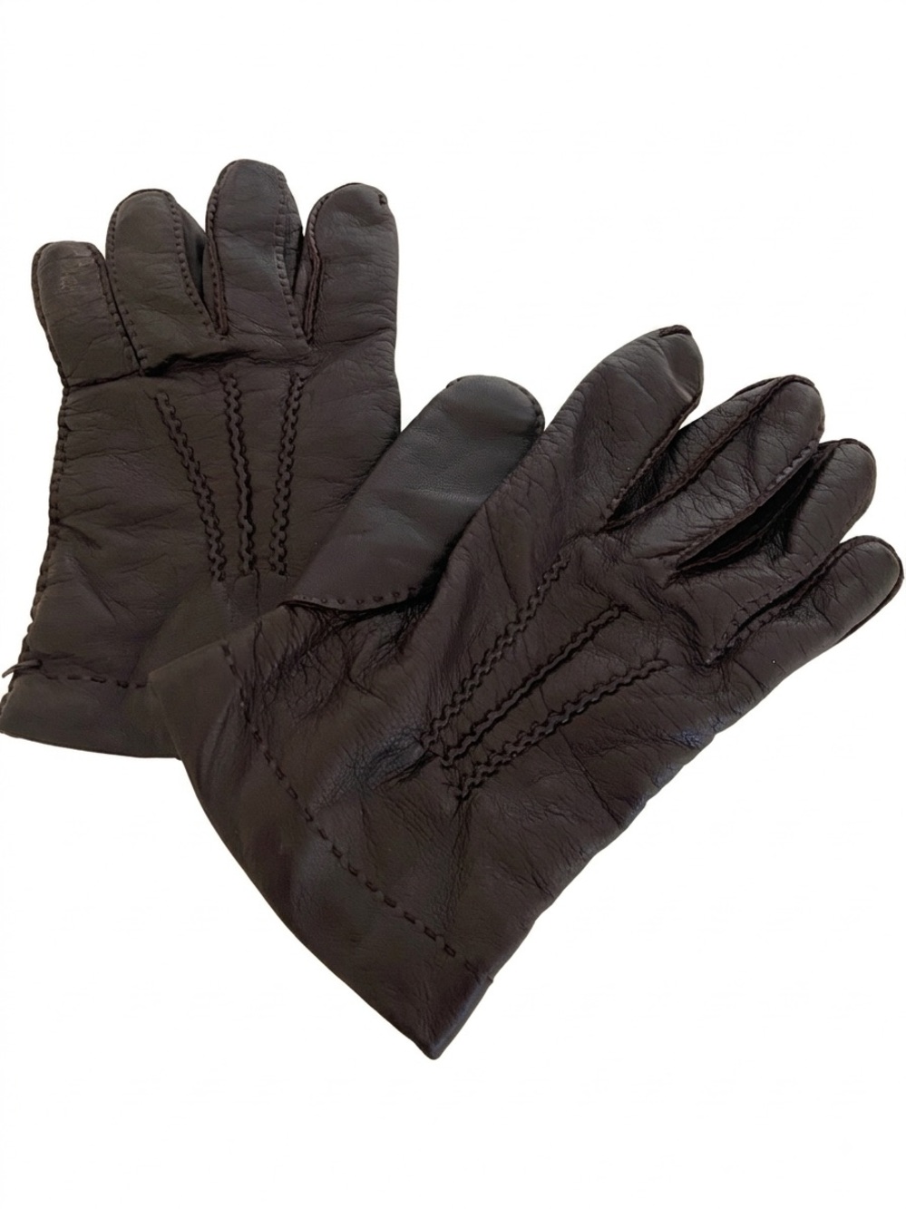 Brooks Brothers Luxury Mens Leather Gloves A1